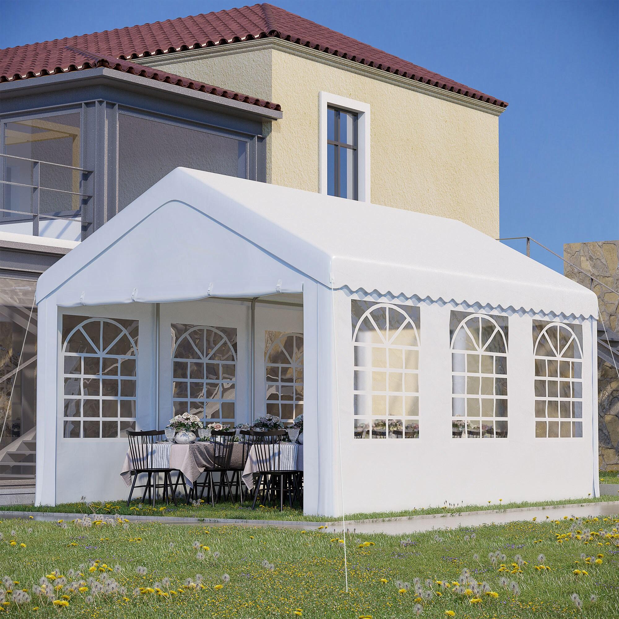 Carpa Evento Deportivo 600x400x280 cm BLANCO 2/7