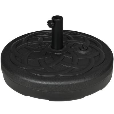 Base de Sombrilla Outsunny 56x56x30.5 cm Negro
