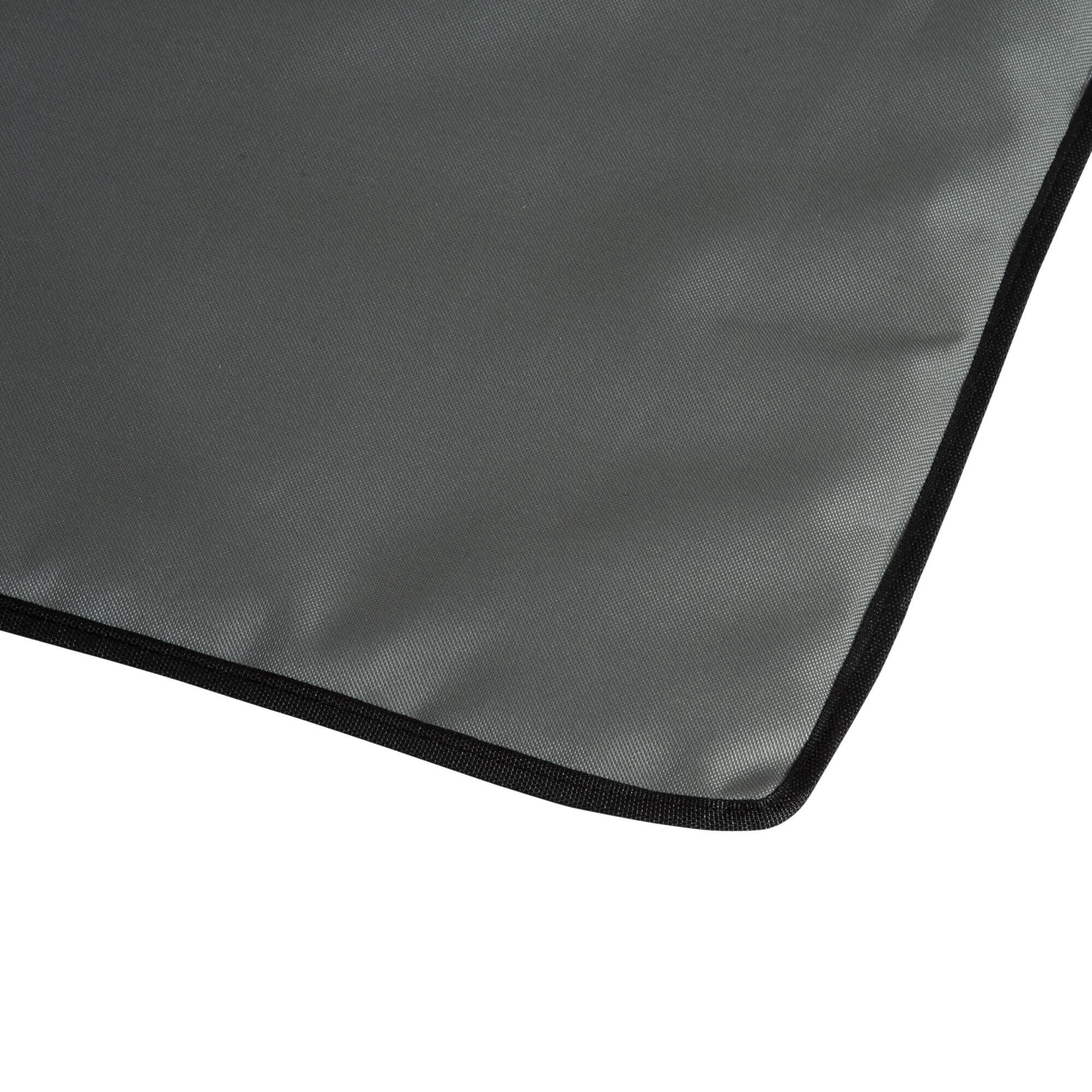 Passadeira de Praia 124x53x37-50cm Cinzento Outsunny 5/7