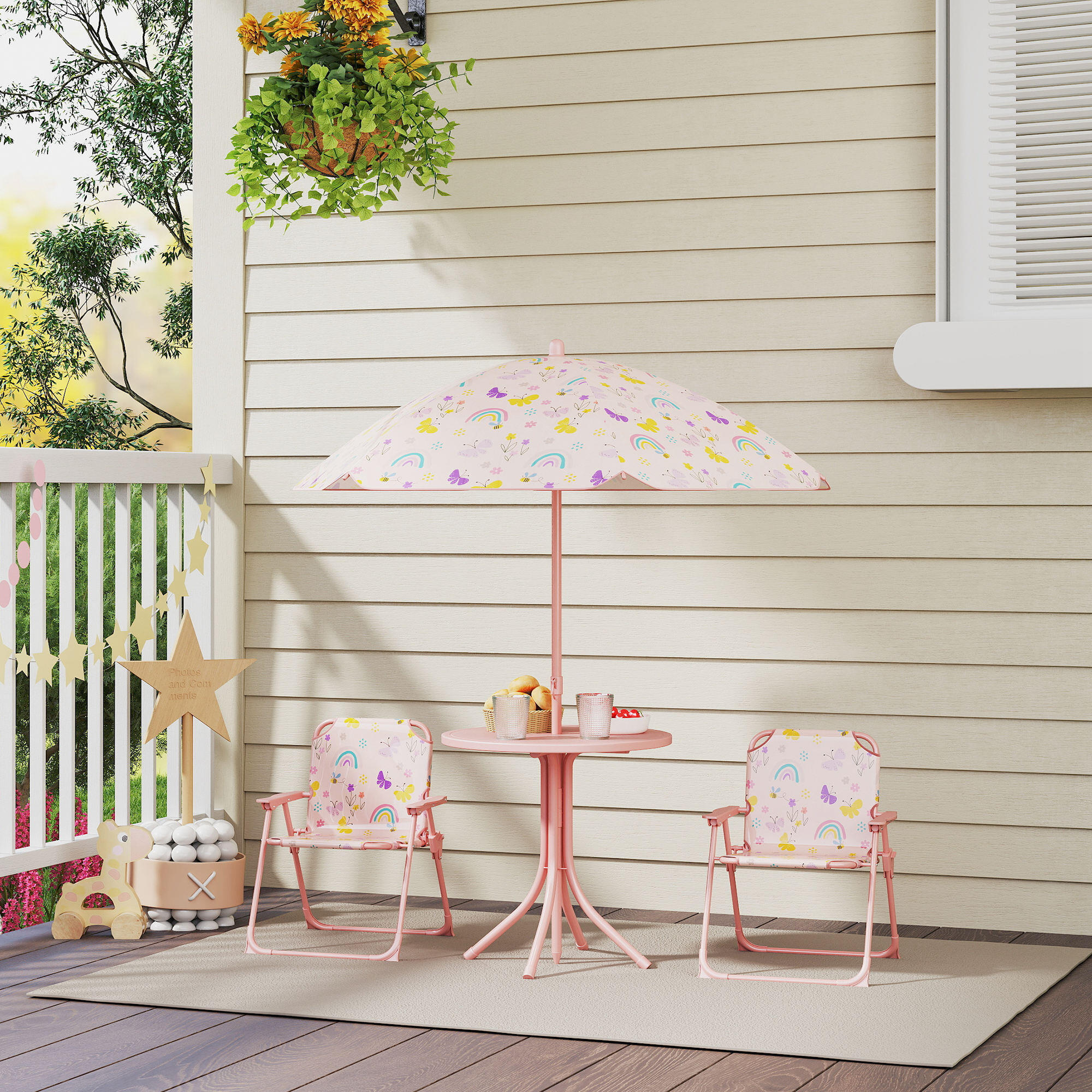 Conjunto camping Infantil AIYAPLAY 49.5x49.5x50 cm Rosa 2/7