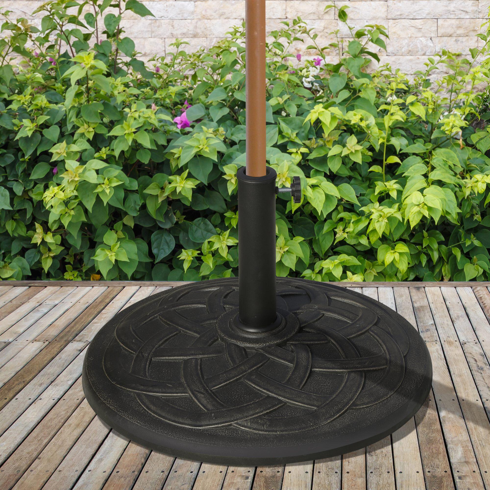 Base de Sombrilla Outsunny 54.5x54.5x34 cm Bronce 2/7