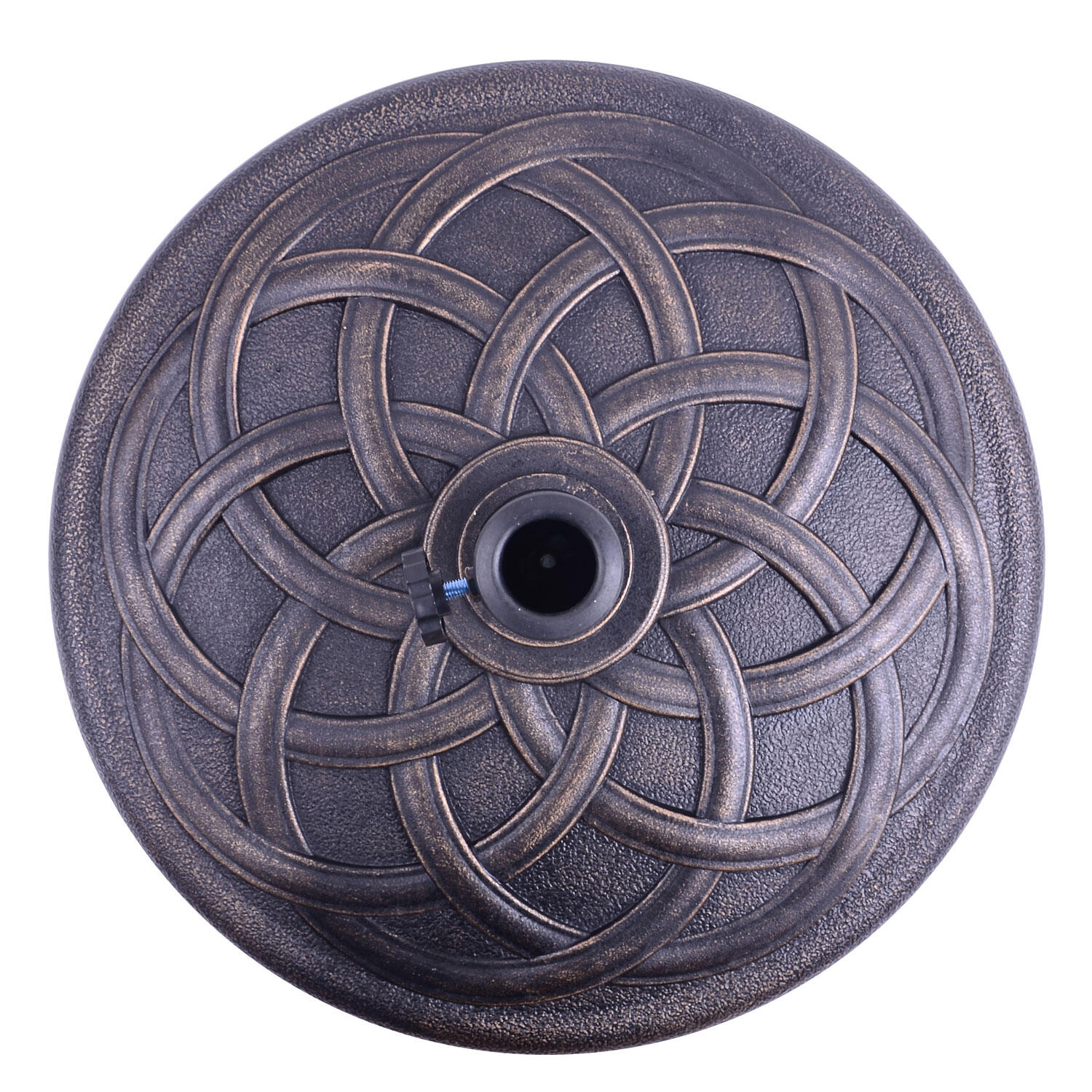 Base de Sombrilla Outsunny 54.5x54.5x34 cm Bronce 5/7