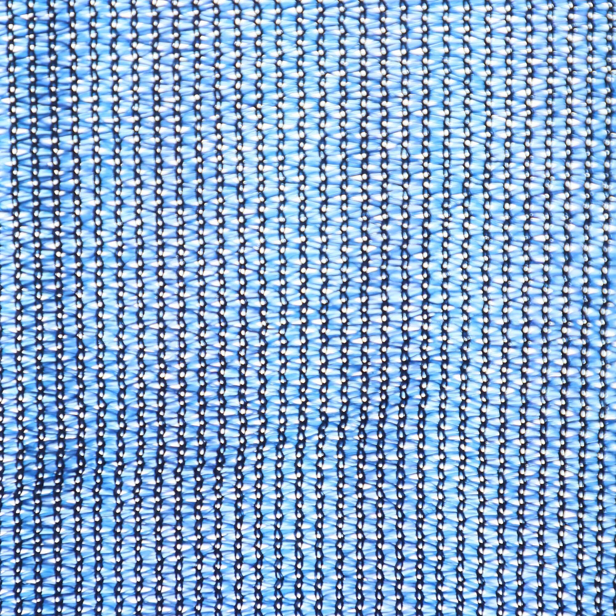 Vela de sombra retangular 400x600 cm azul Outsunny 4/7