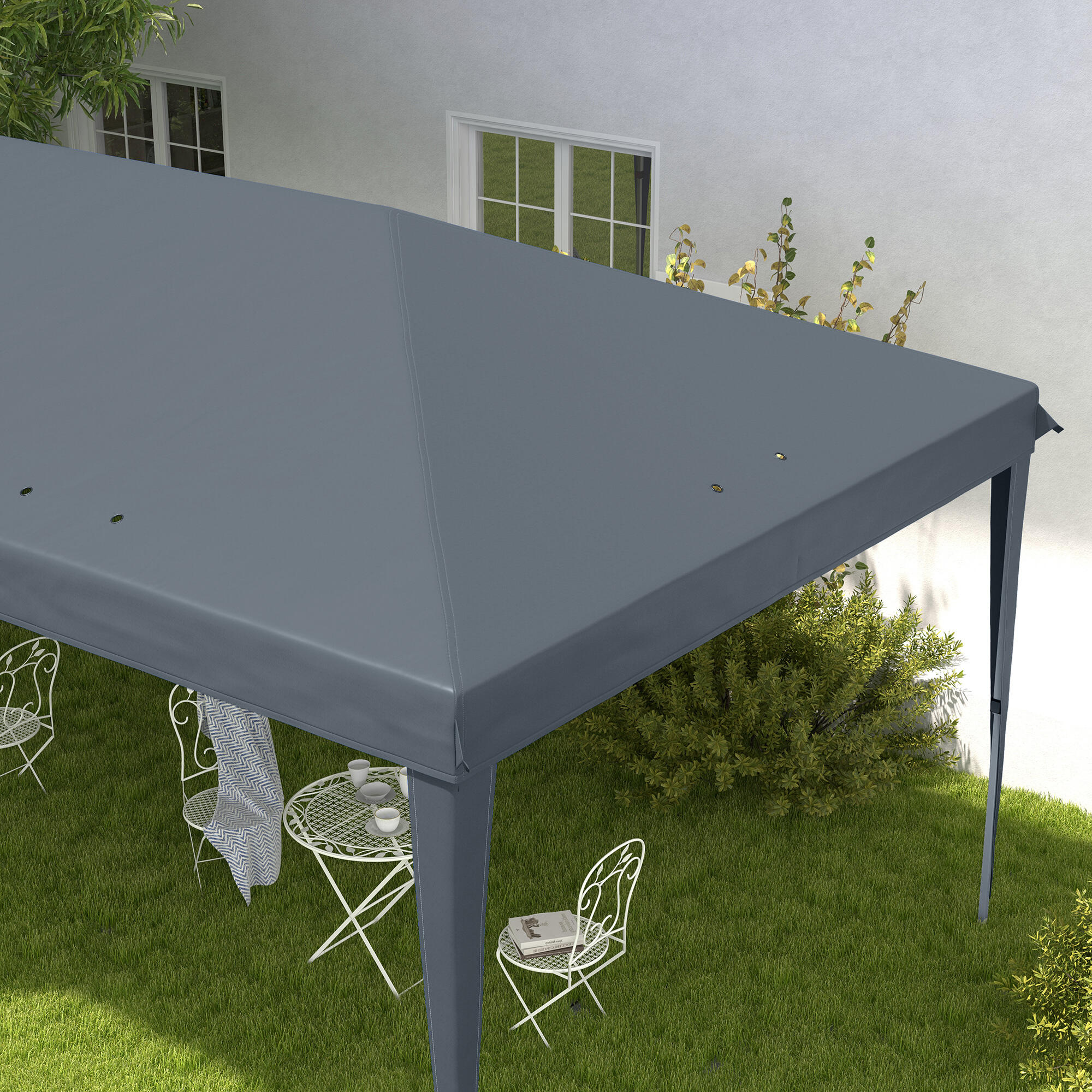 Carpa para eventos deportivos 585x295x270 cm Gris Claro 4/8