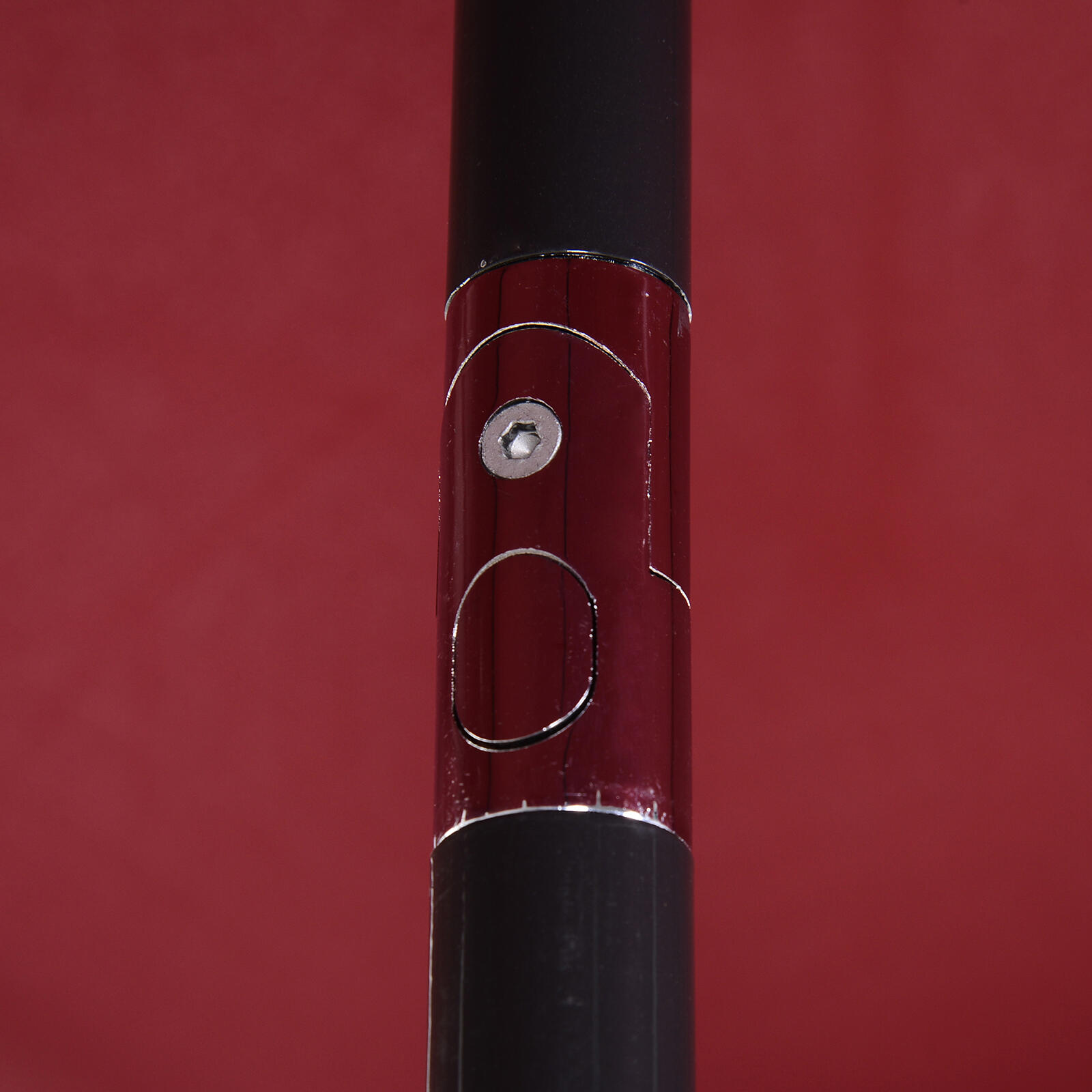 Sombrilla Outsunny 198x130x245 cm Rojo Vino 5/6