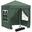 Tenda Dobrável 2x2x2,45 m Verde Outsunny