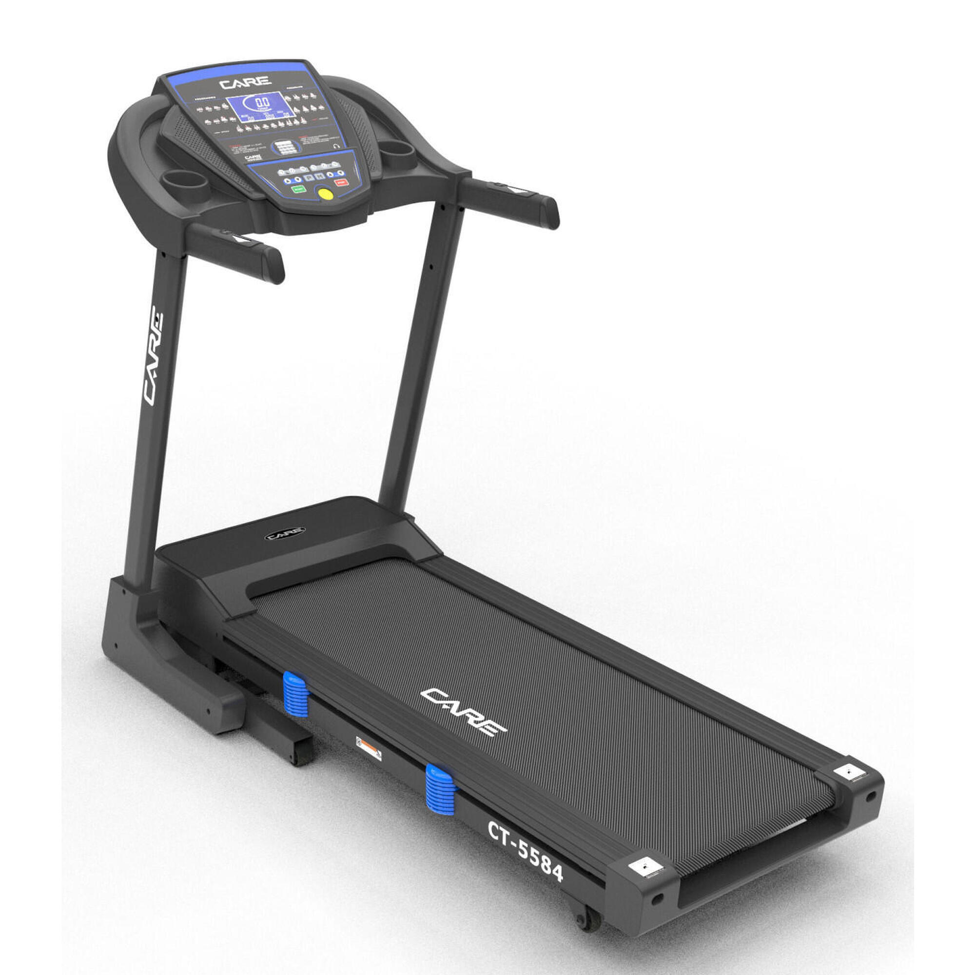 Care Fitness - Tapis De Course Connecté Care - Ct-5584-3 - 18km/h - Kinomap - Tapis De Course - Noir - Taille Unique - Decathlon