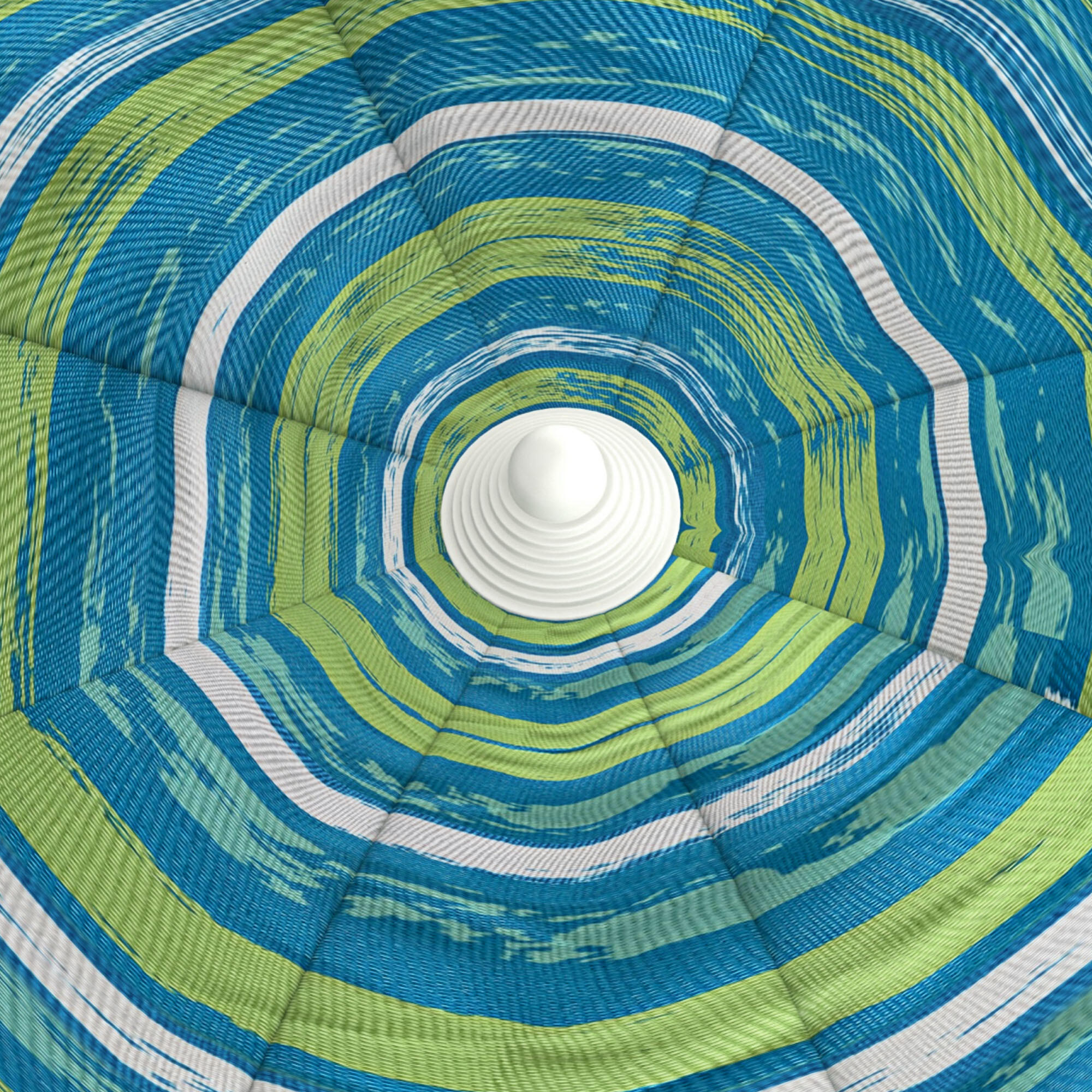 Sombrilla de Playa Outsunny 190x190x215 cm Multicolor 5/7