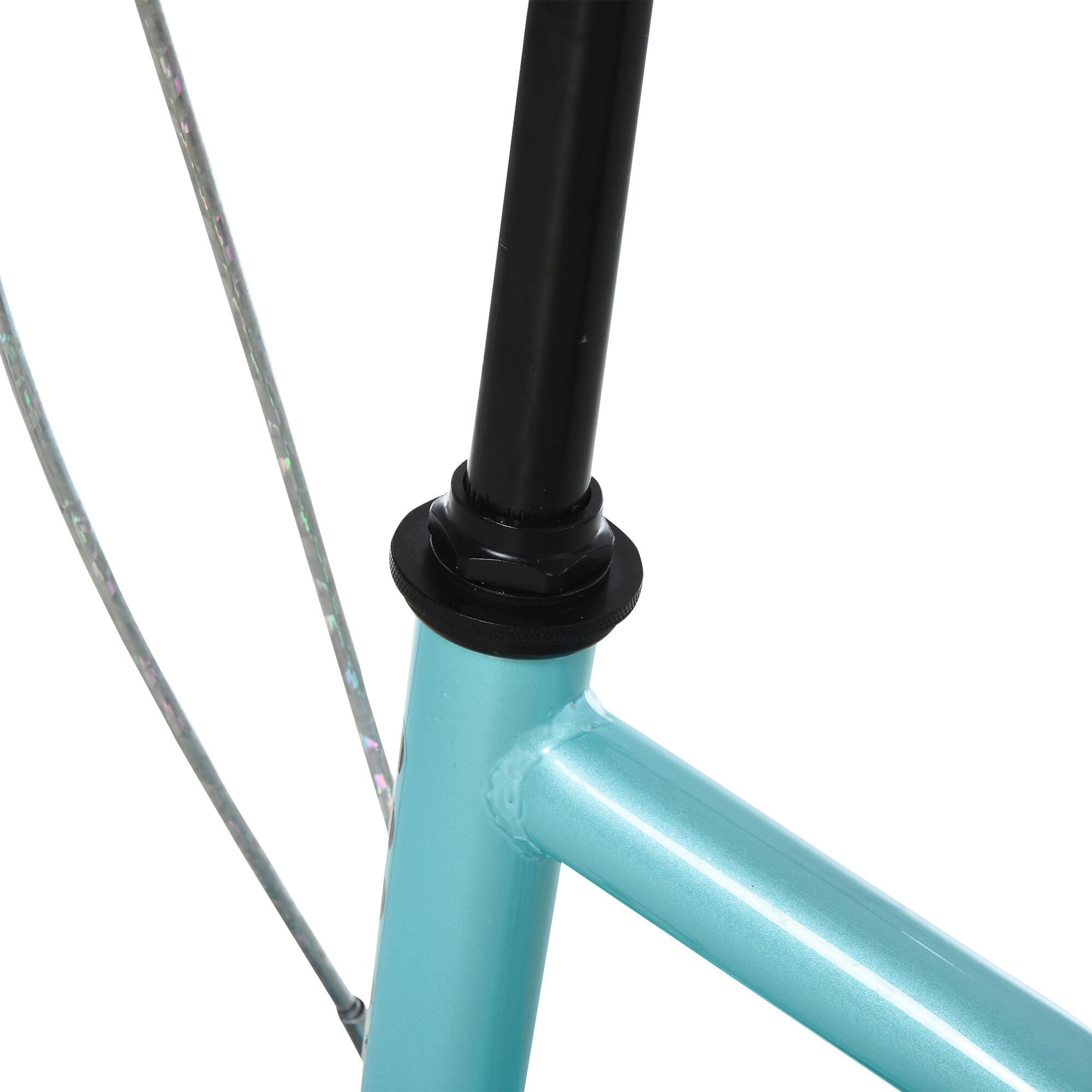 Trotinete para crianças 120x58x75-80 cm azul HOMCOM 5/7
