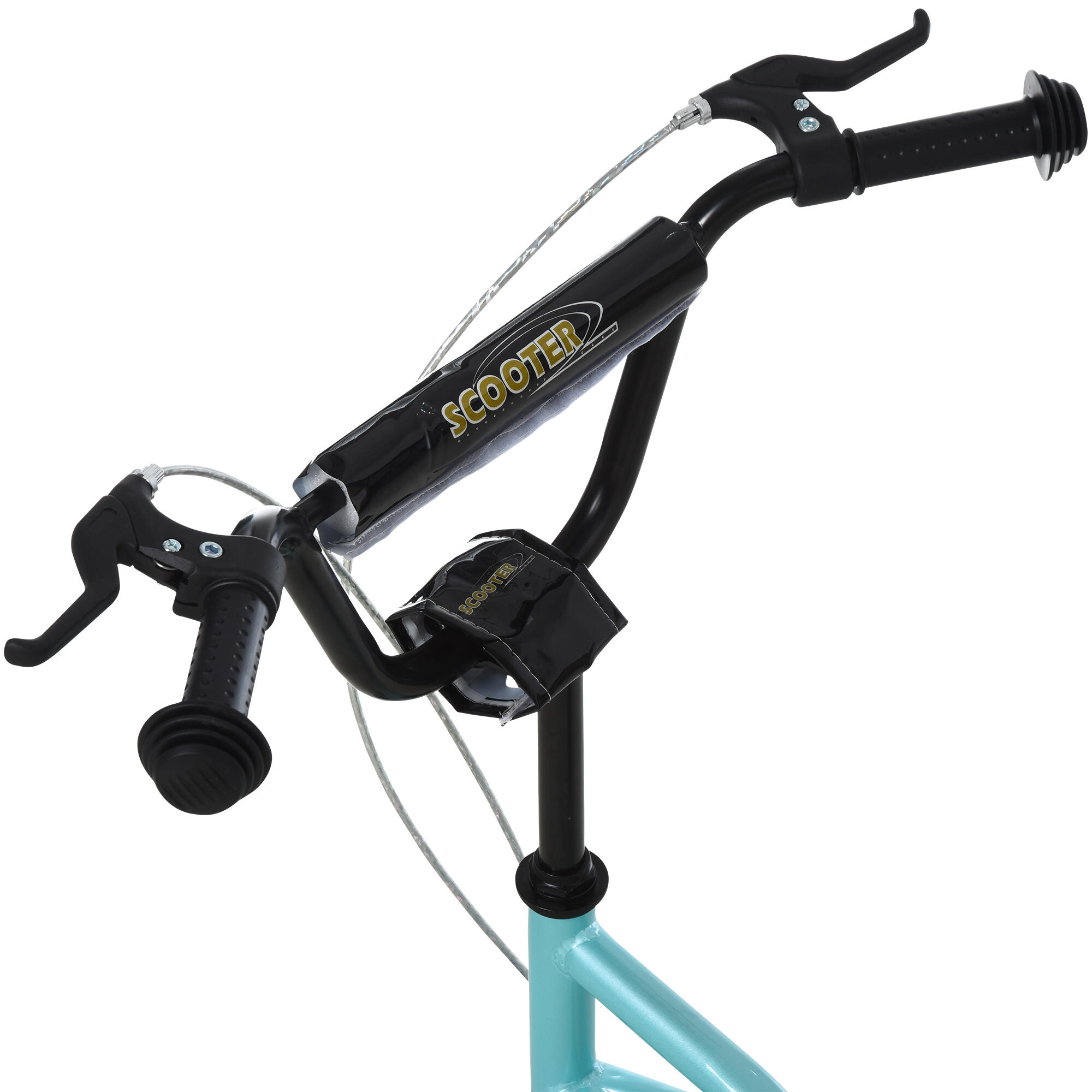 Trotinete para crianças 120x58x75-80 cm azul HOMCOM 4/7
