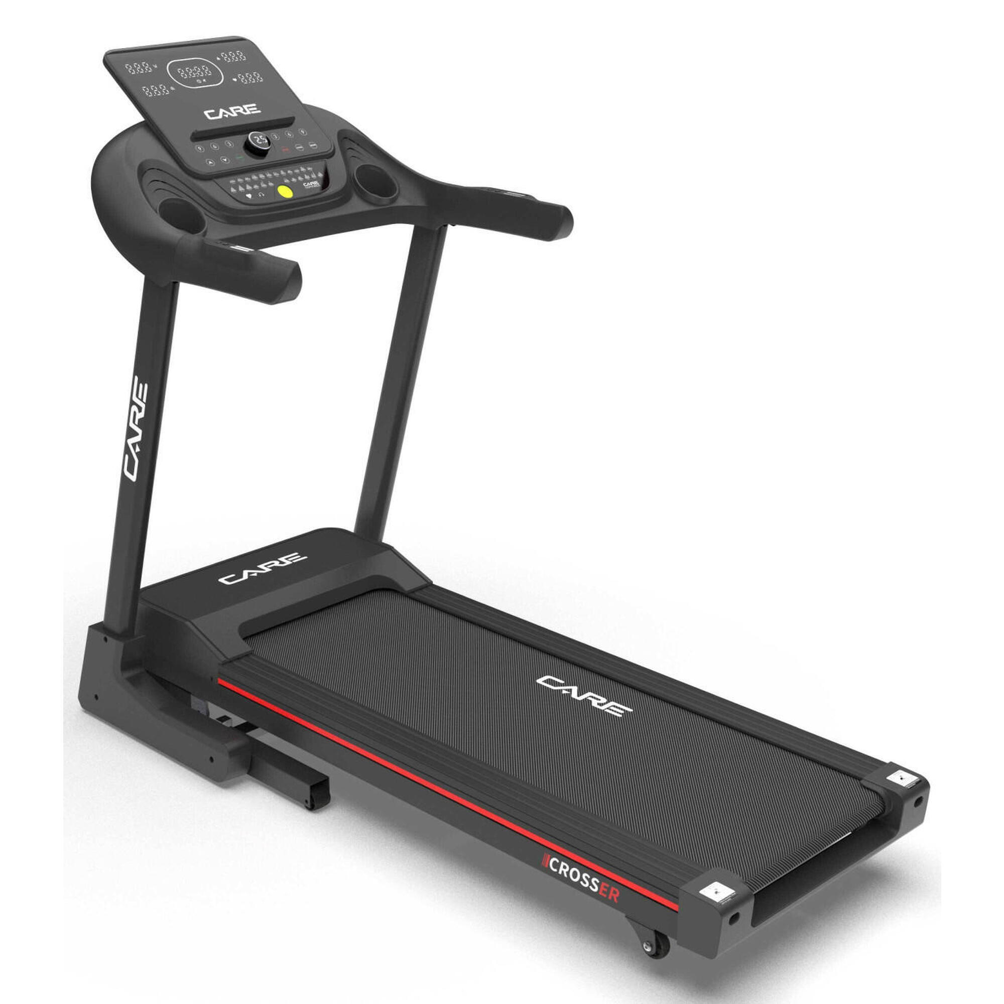 Care Fitness - Tapis De Course Connecté - 18km/h - Care - Crosser - Kinomap - Tapis De Course - Noir - Taille Unique - Decathlon