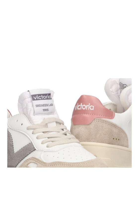 Chaussures Deportivas Mujer Victoria SEUL EFECTO PIEL & SERRAJE Rose 6/6