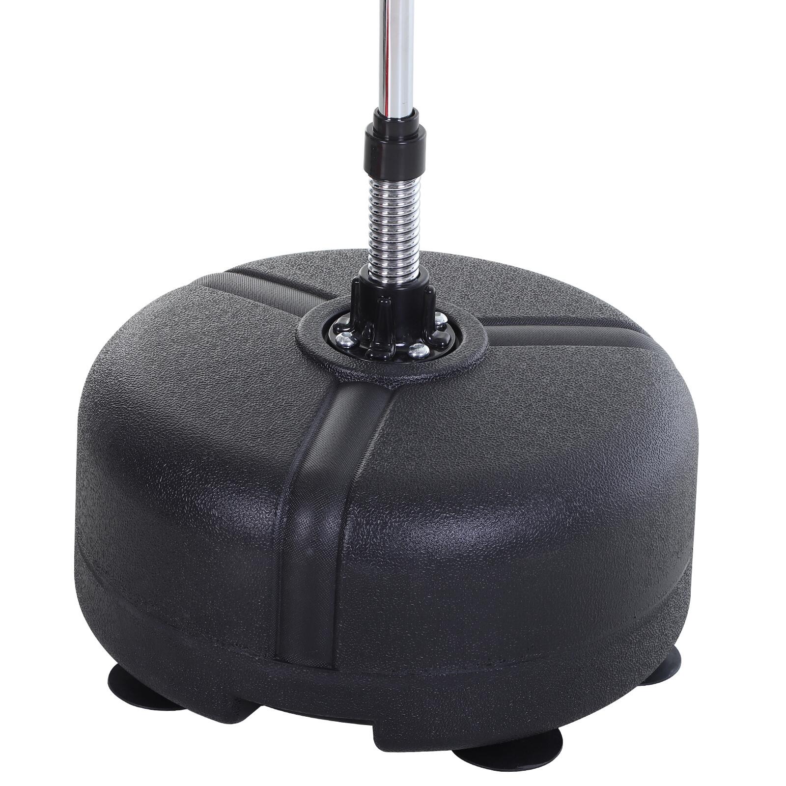 Pera de Boxe com Altura Ajustável Ф48cmx136-154cm Preto HOMCOM 5/7