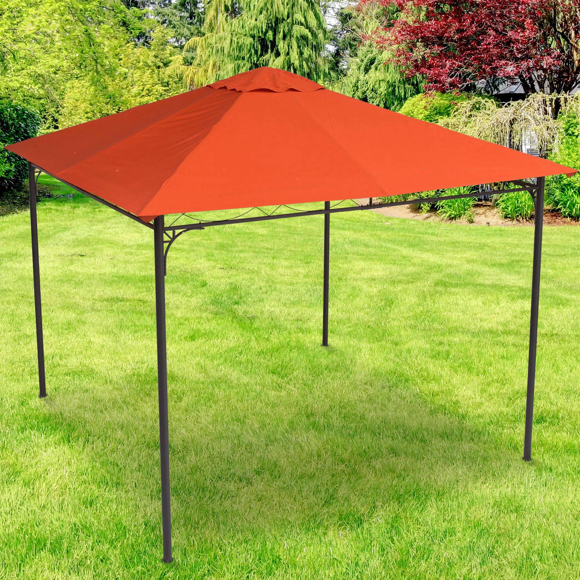 Cobertura de Reposição para Pérgola 300x300cm Laranja Outsunny 2/7