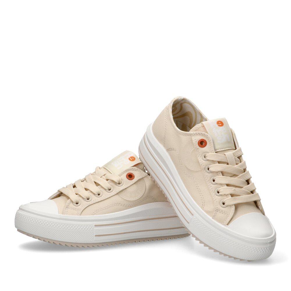Baskets En Toile Femme Refresh  Beige 5/6