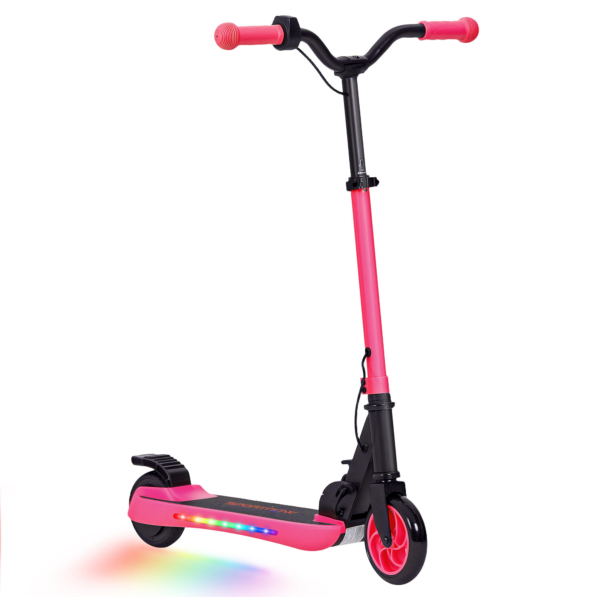 SPORTNOW Trotinete elétrica para crianças 74x52x83-87 cm rosa SPORTNOW