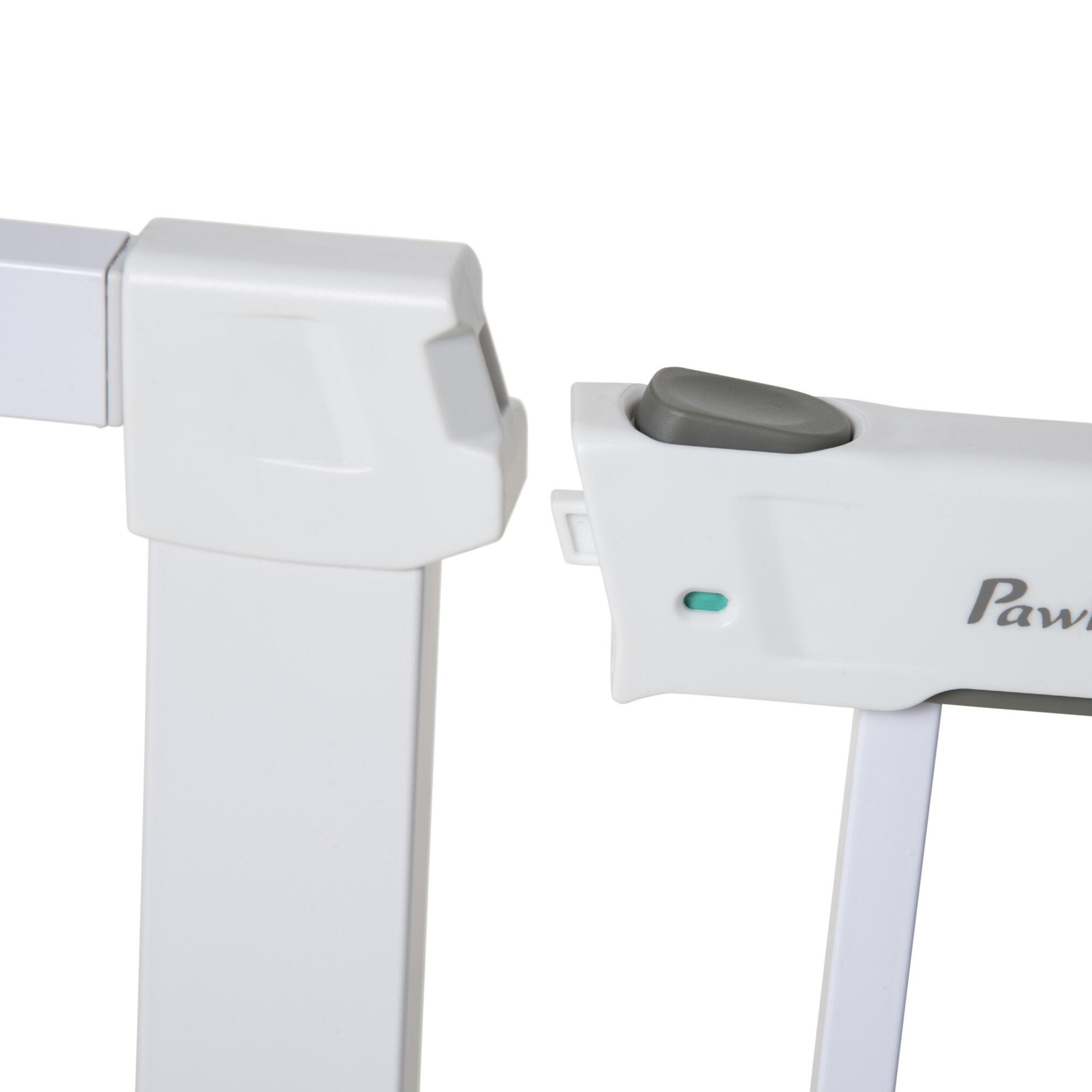 Barrera de Seguridad de Perros PawHut 96x5x76 cm Blanco 4/7