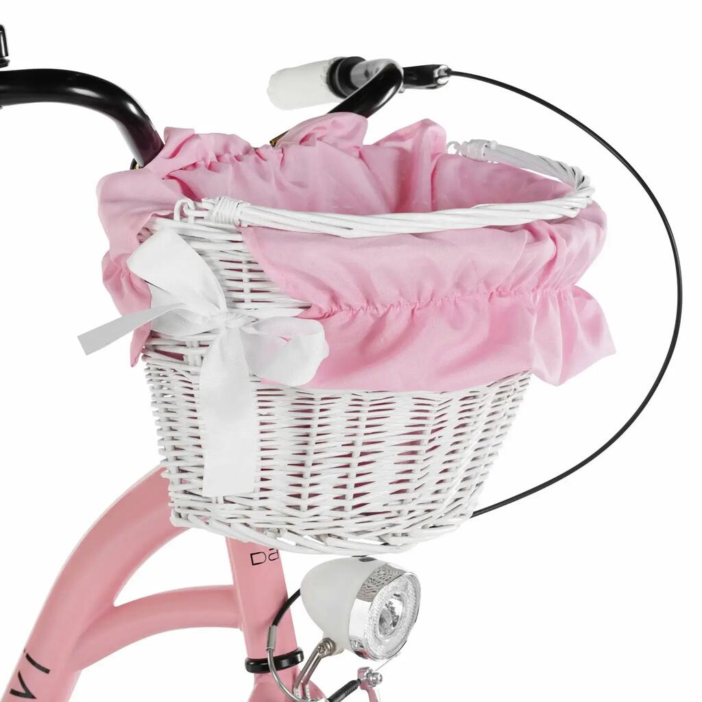 детски градски велосипед 24" Davi Amelia 9-12 години 14" 7 скорости Shimano