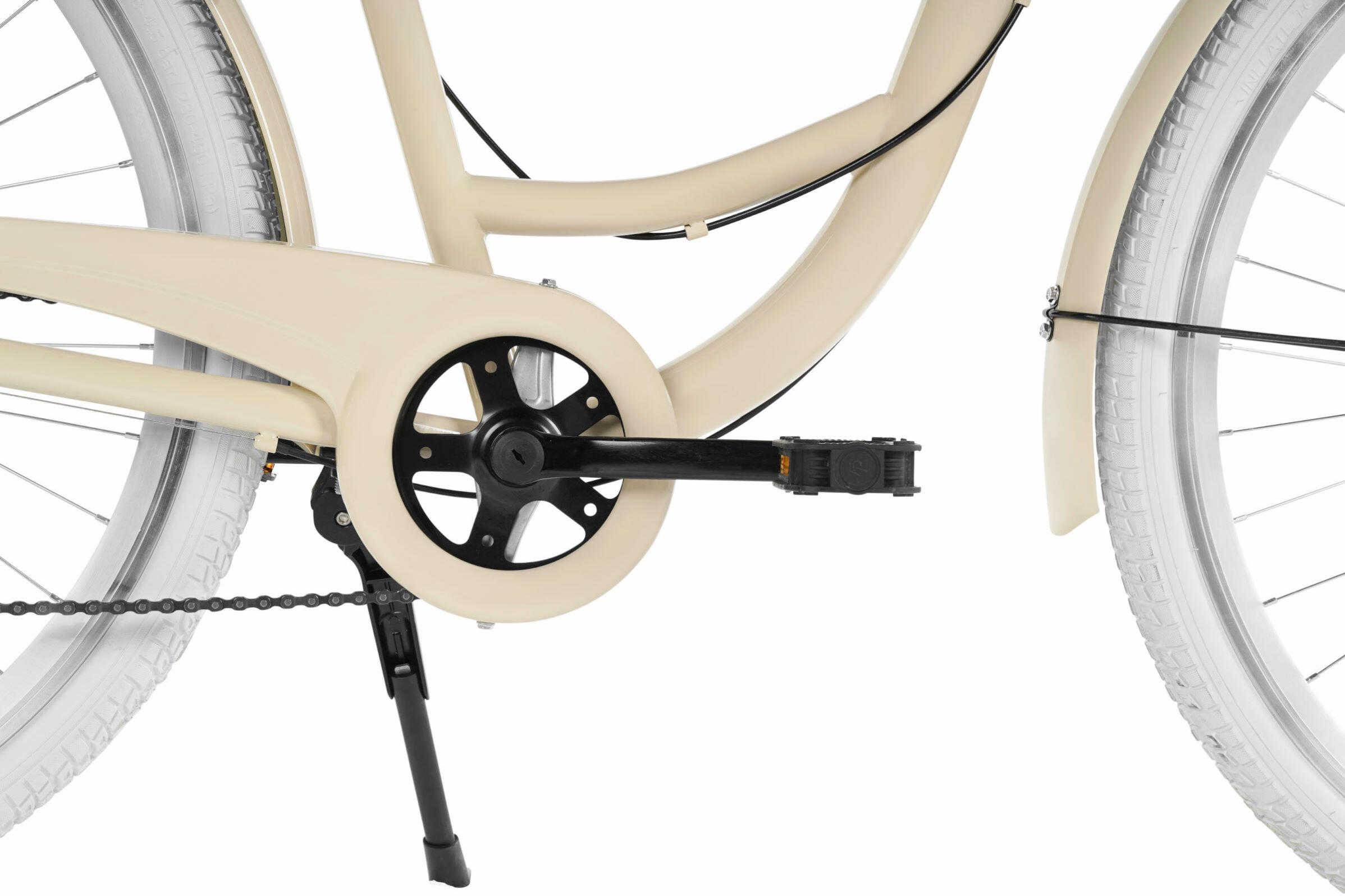 Vélo femme Davi Emma 26″, 155–180 cm, 7 vitesses, beige/blanc 6/7