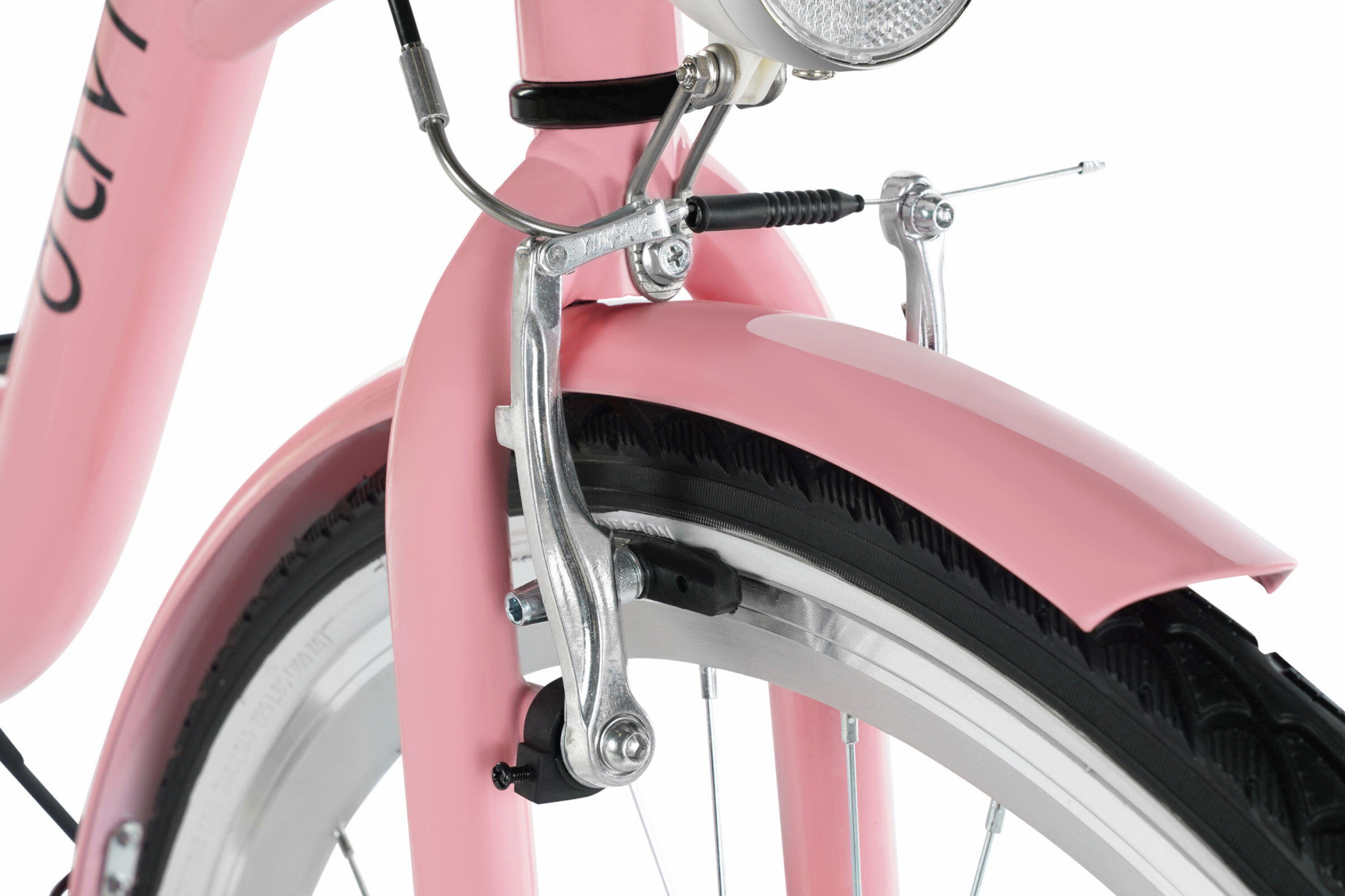 Damesfiets Davi Ella 28", 7 versnellingen, 160-185 cm, Roze/Zwart 5/7