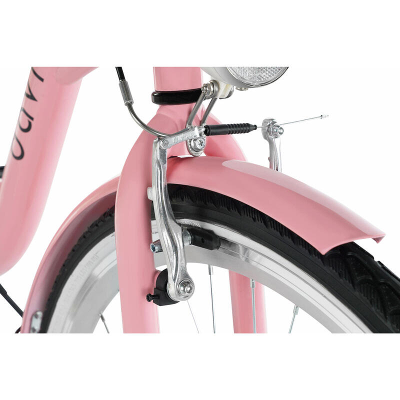 Bicicletă damă 28" Davi Emma Style 7 viteze Shimano 160-185 roz/negru