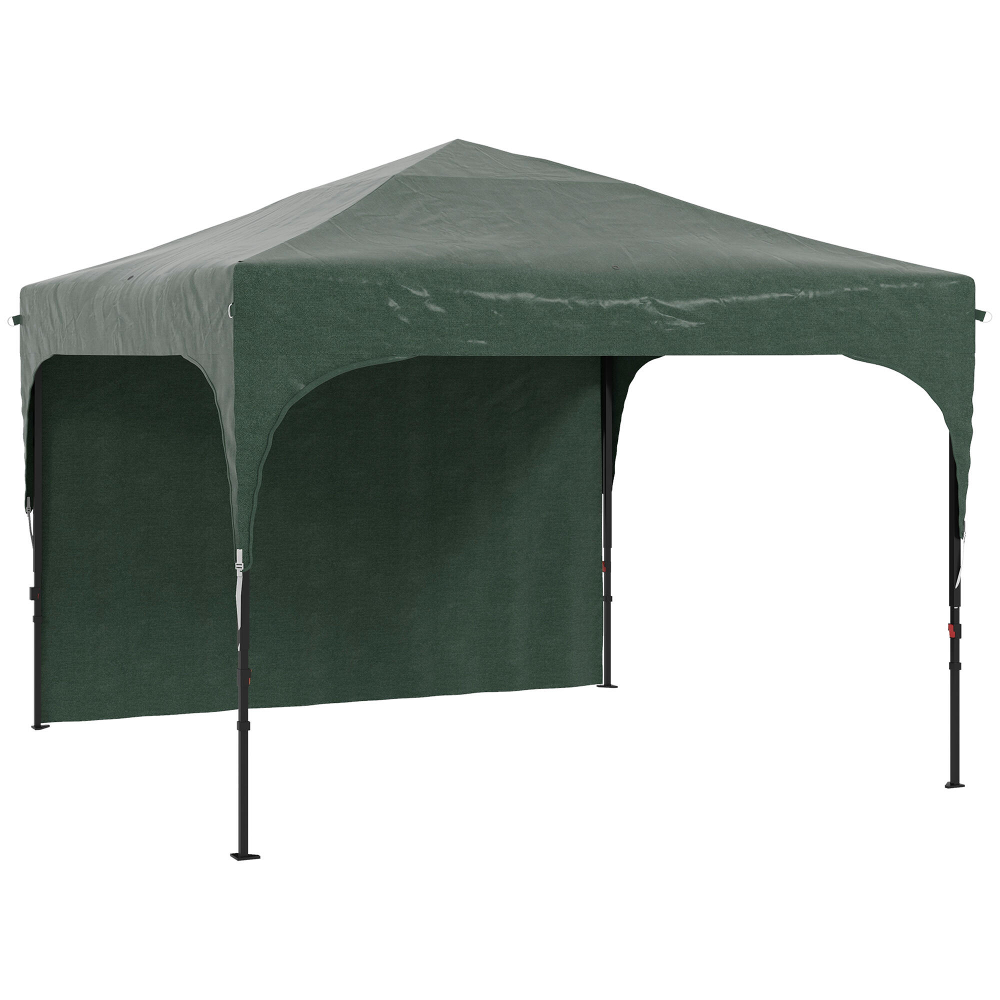 OUTSUNNY Carpa Plegable Outsunny 300x300x265 cm Verde