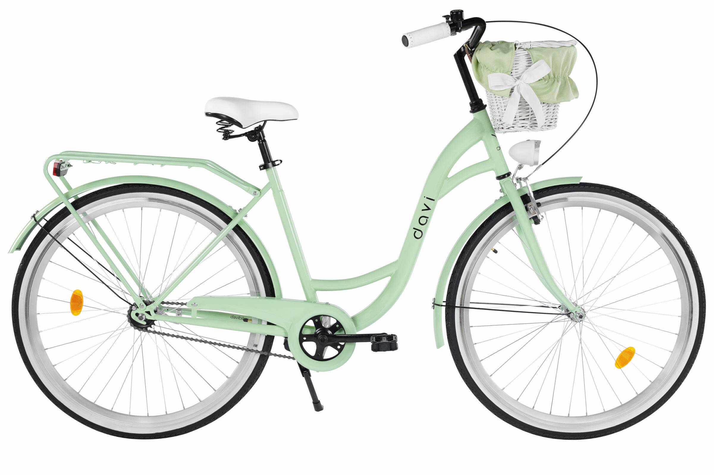 DAVI Bicicletta donna Davi Lila 28", 1 velocità, 160-185 cm, Verde/Nero