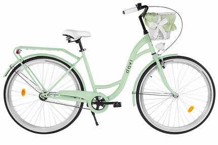 Vélo femme Davi Lila 28″, 160–185 cm, 1 vitesse, bleu/noir