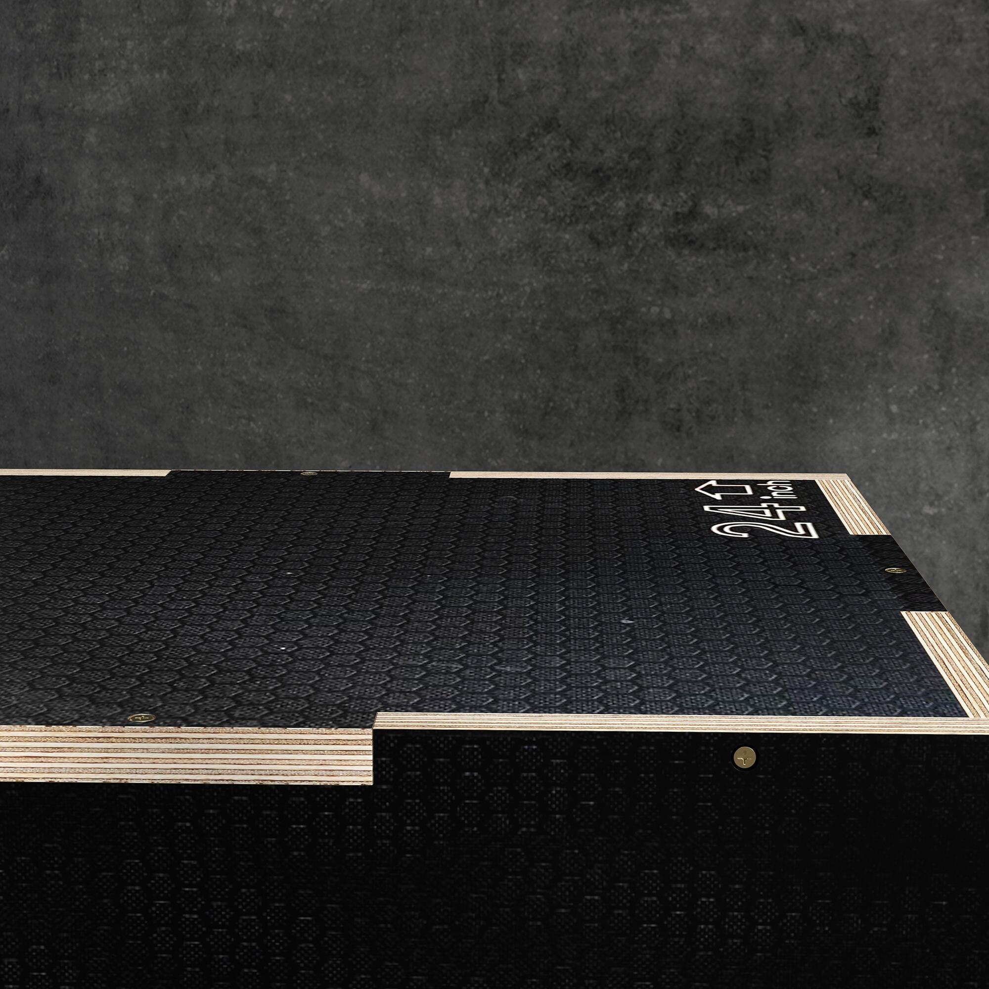 Caixa pliométrica 61x51x41 cm preto SPORTNOW 4/7