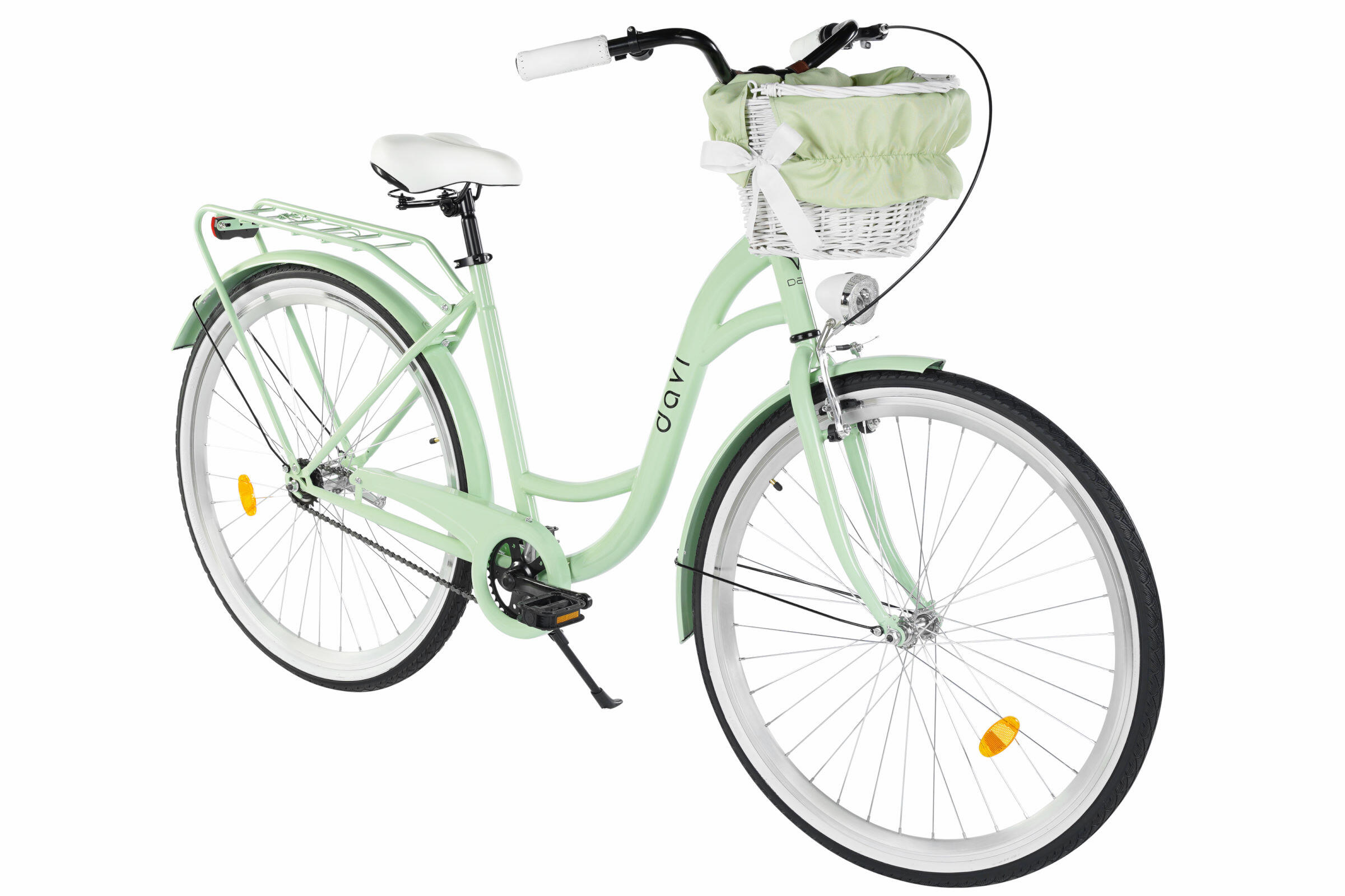 Vélo femme Davi Mila 28″, 160–185 cm, 1 vitesse, vert/noir 1/7