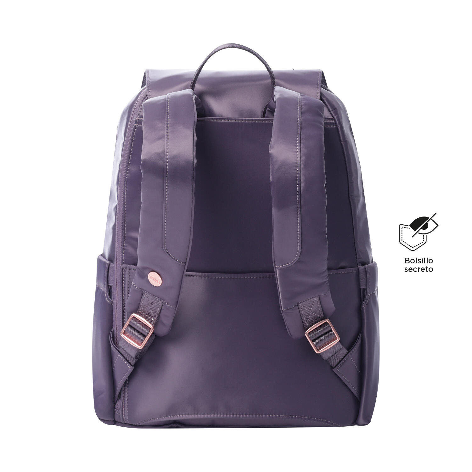 Totto Mochila urbana Bel Montana Grape Poliamida 30 x 41 x 15 cm 3/5