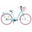 Bicicleta dama Davi Lila 28", 1 vitez, 160-185 cm, Albastru/Roz