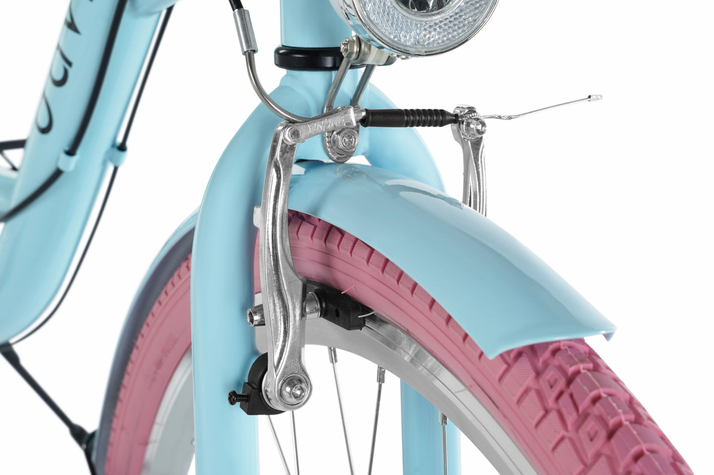 Vélo femme Davi Lila 28″, 160–185 cm, 1 vitesse, bleu/rose 6/6