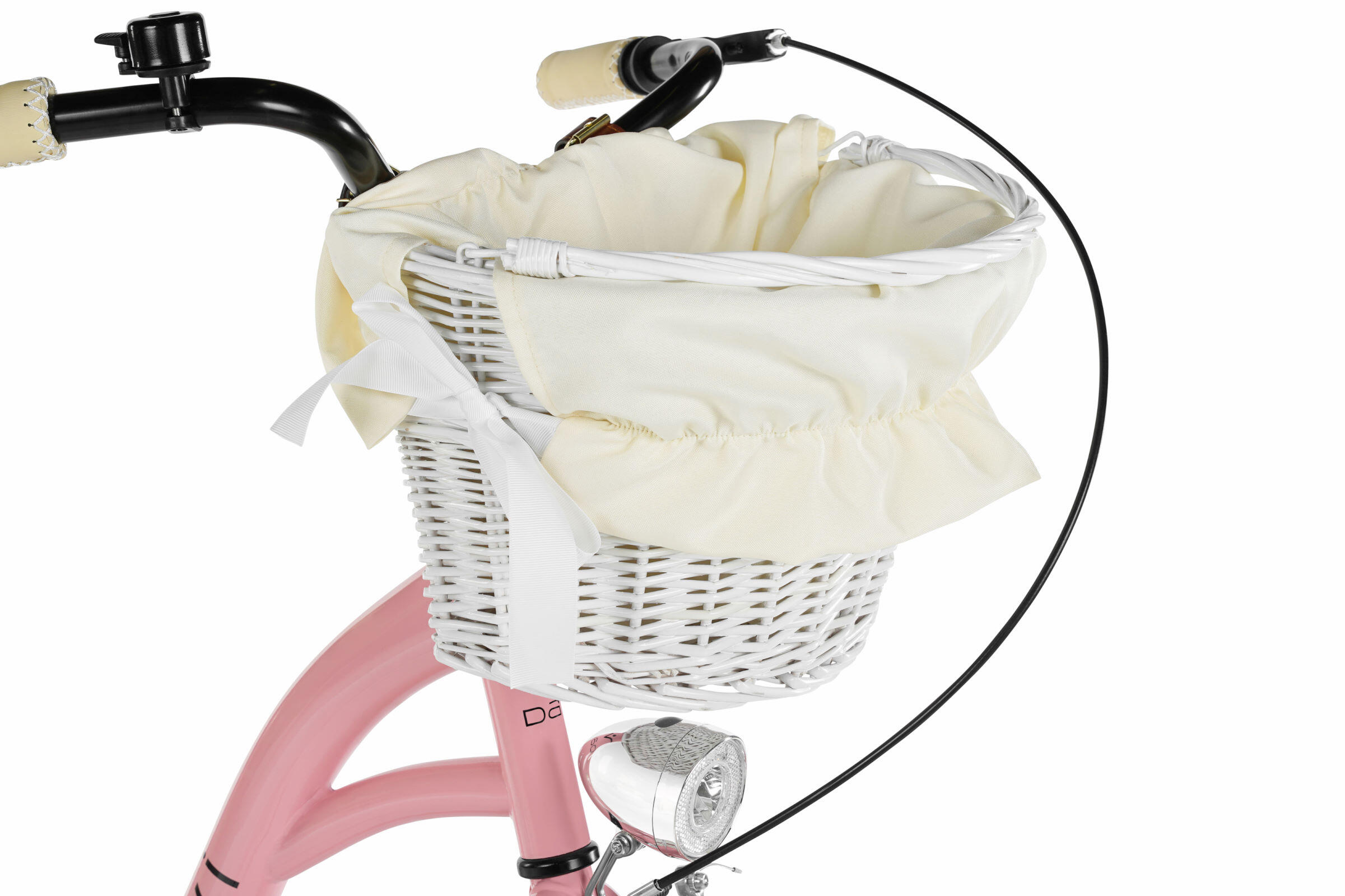Vélo femme Davi Emma 28″, 160–185 cm, 7 vitesses, rose/crème 3/6