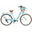 Bicicleta dama  Davi Emma 28", 7 viteze, 160-185 cm, Albastru/Maro
