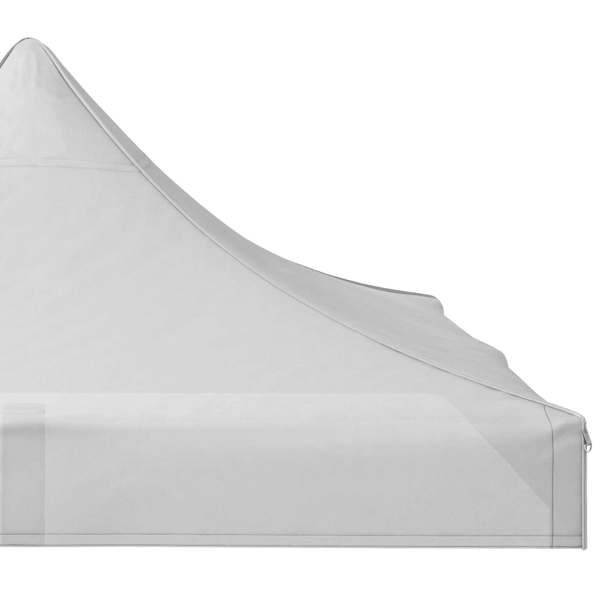 Techo de Carpa Outsunny 300x300 cm Blanco 5/7
