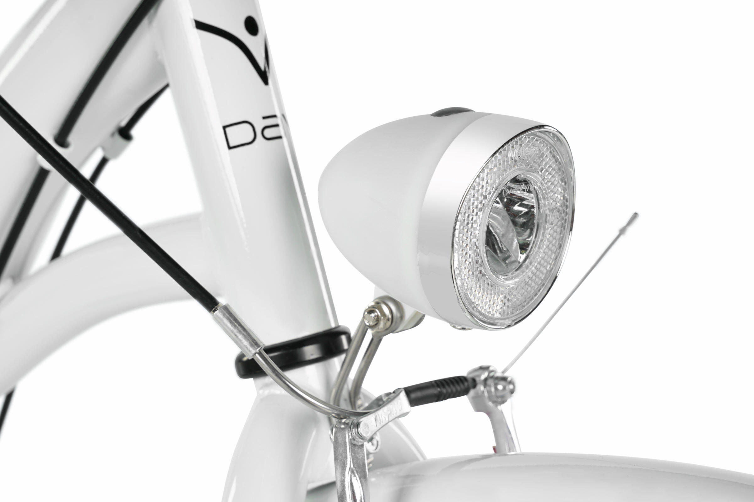 Vélo femme Davi Emma 28″, 160–185 cm, 7 vitesses, blanc/rose 6/7