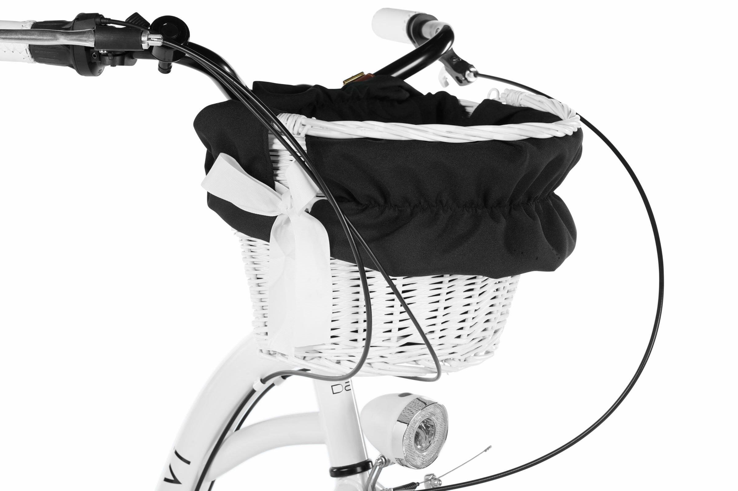 Damesfiets Davi Emma 28", 7 versnellingen, 160-185 cm, Wit/Zwart 4/7