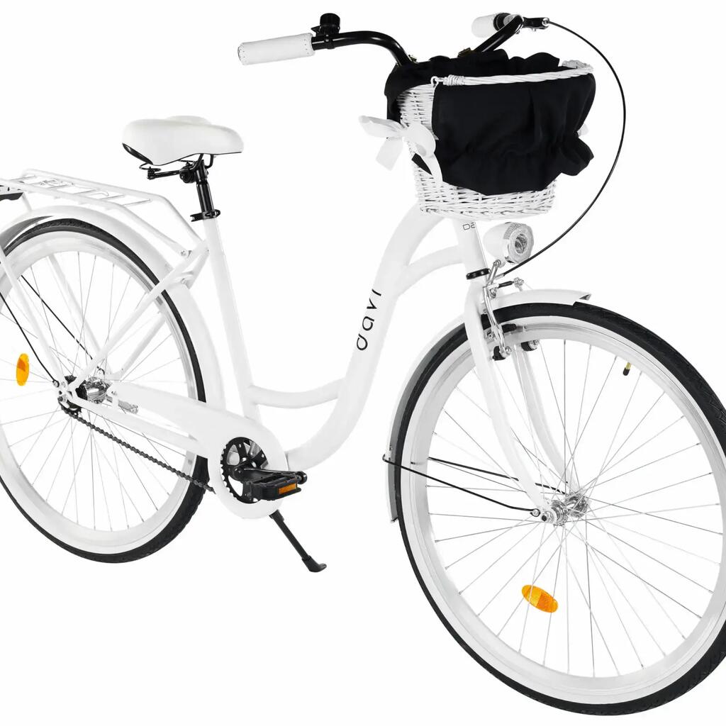 Women's bike 28 inch Davi Mila with basket steel frame 18" 1-speed 160-185cm