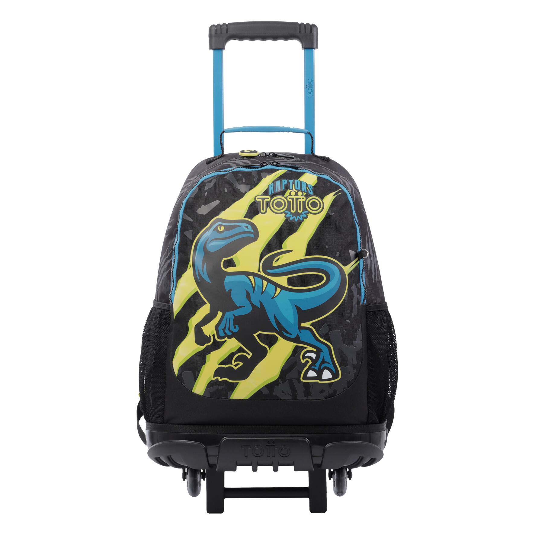 TOTTO Totto Mochila infantil ruedas  -Dimensiones:33 x 47 x 15 cm-Material: Poliester