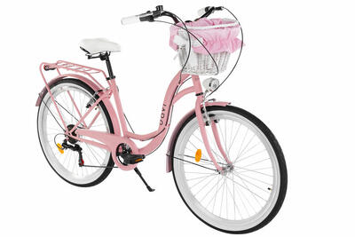 Bicicletta donna Davi Ella 26" 7 velocità 155-180 cm Rosa/Nero