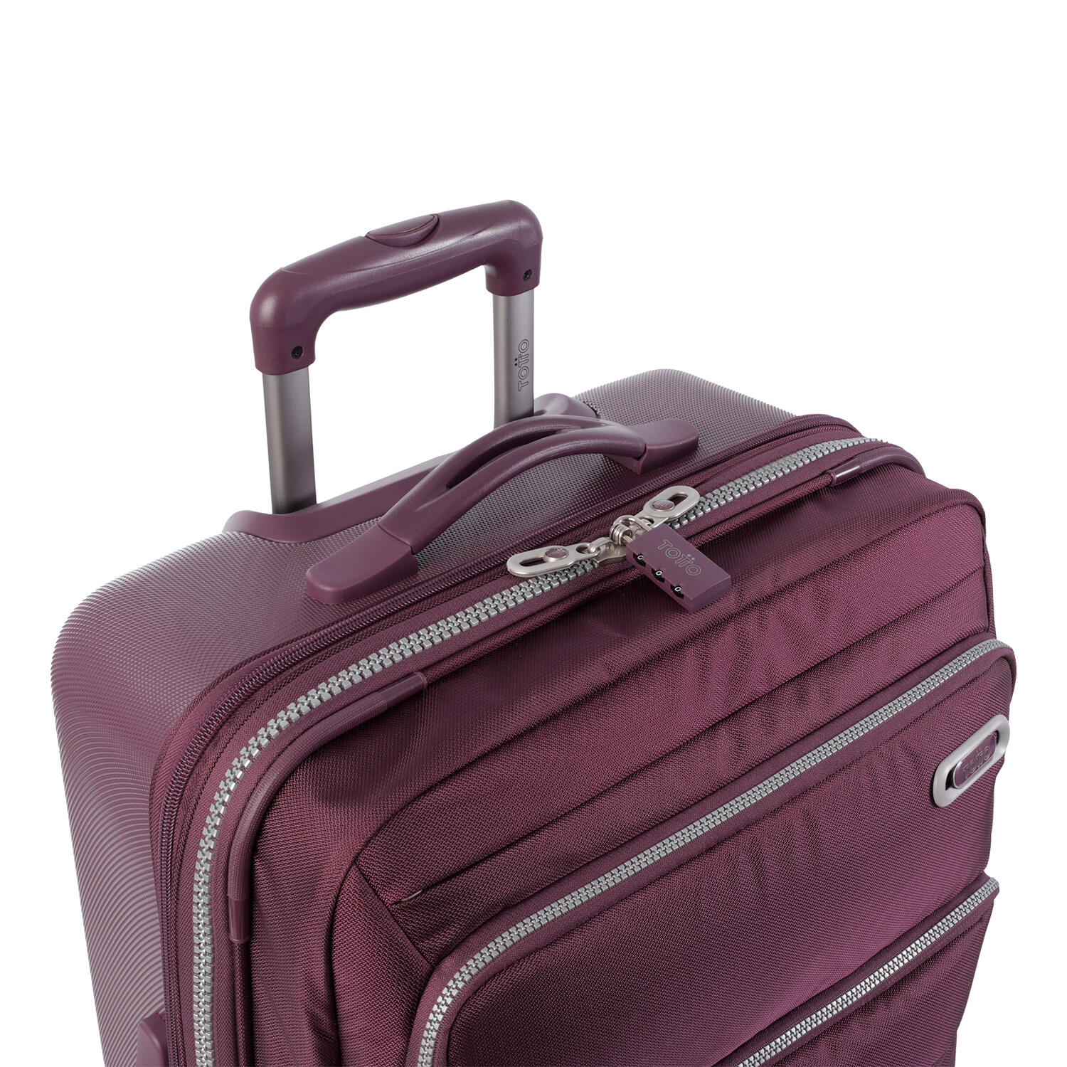 Totto Maleta mediana Nomad Morado Policarbonato 42 x 68 x 21 cm 4/5