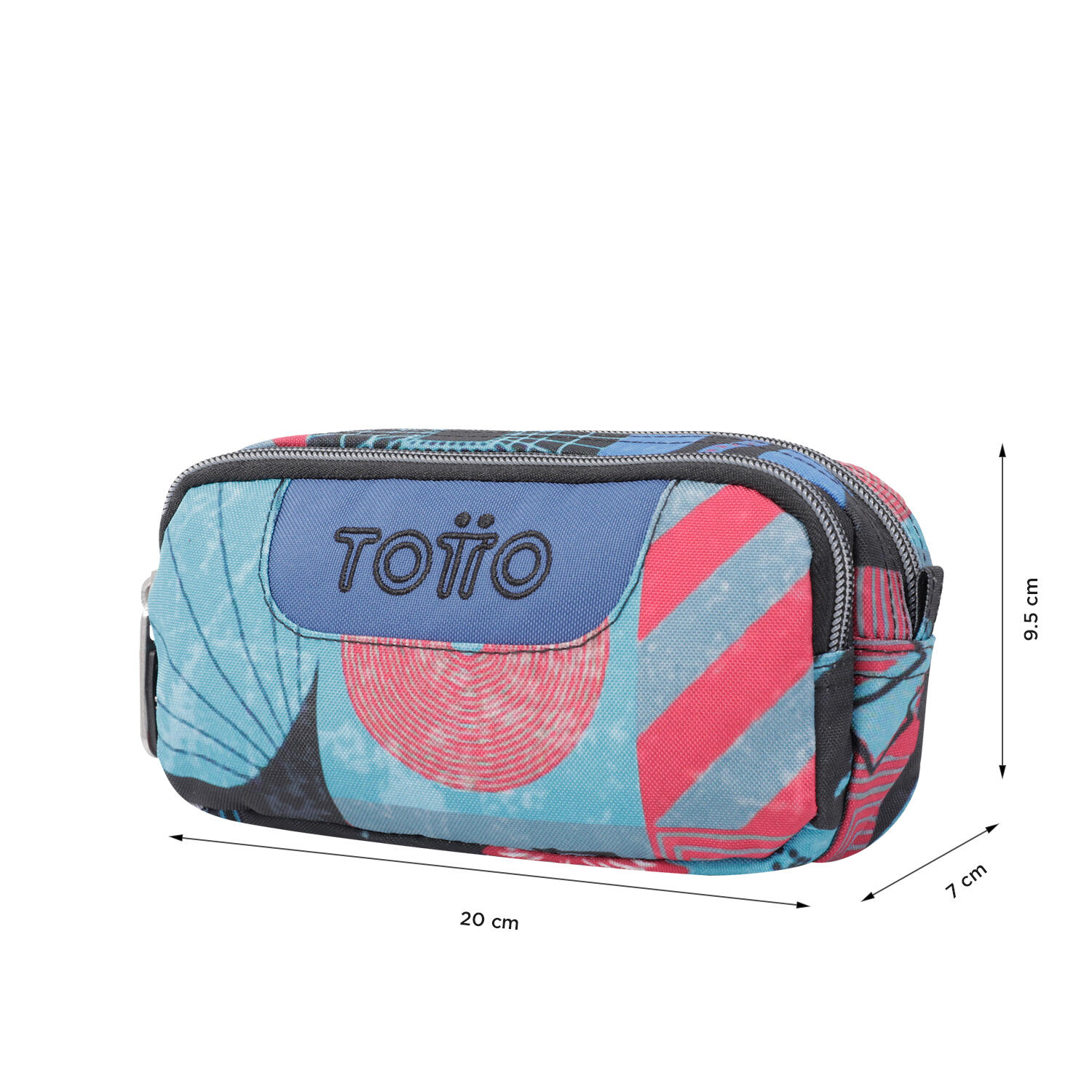 Totto Estuche escolar  Sobre  -Dimensiones:20 x 9.5 x 7 cm-Material: Poliester 2/4