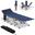 Cama de campismo 190x68x52 cm azul Outsunny