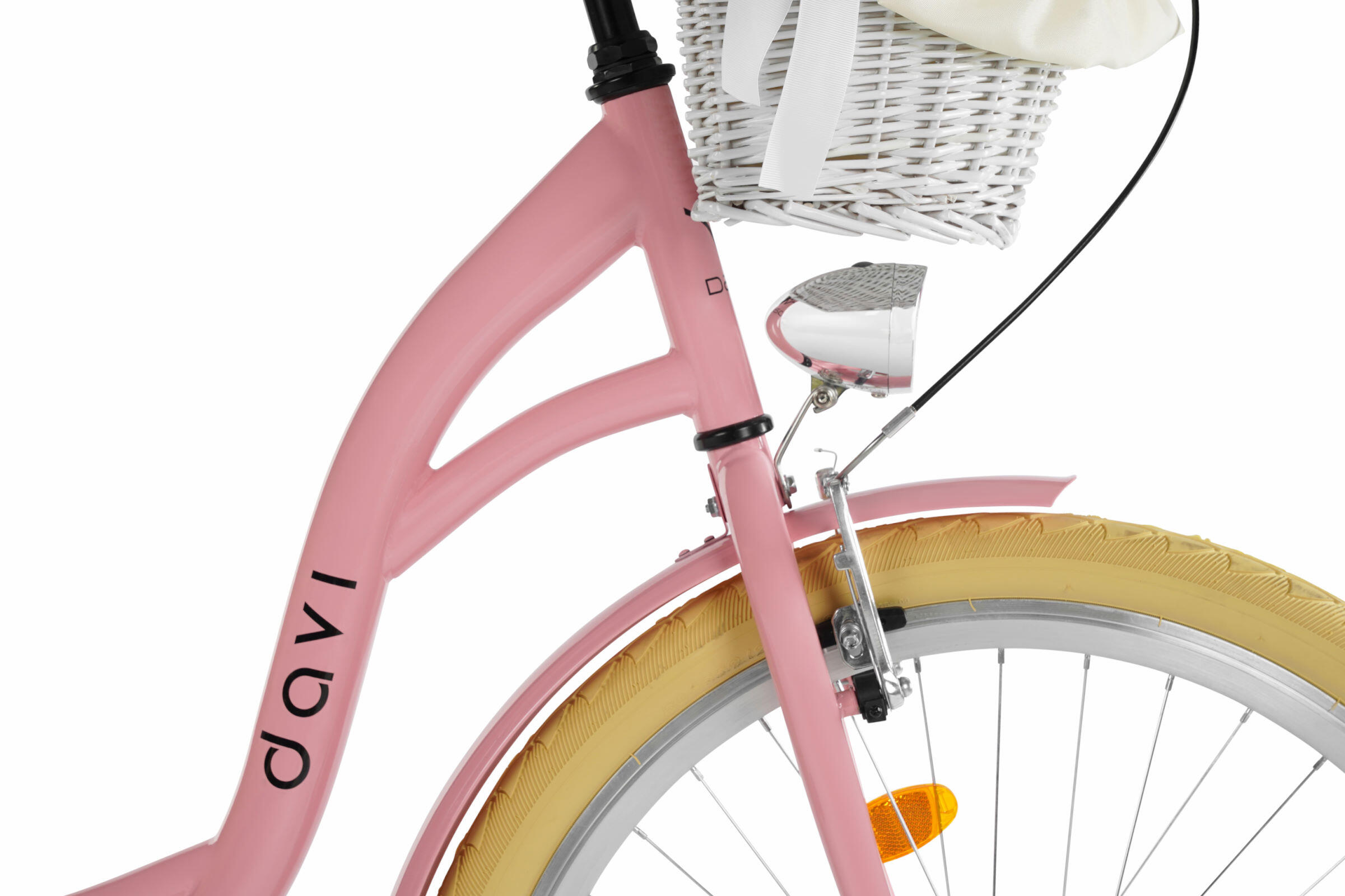 Vélo femme Davi Emma 26″, 155–180 cm, 7 vitesses, rose/crème 5/6
