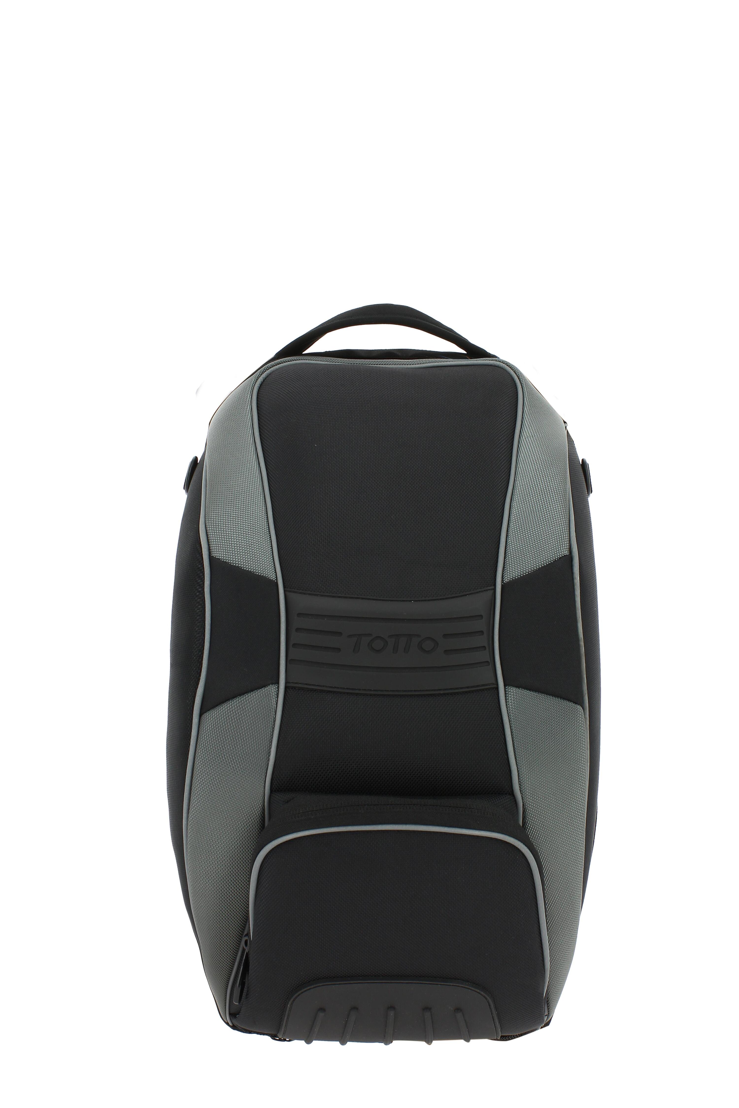 Totto  Mochila para moto negro y amarillo – Gilera Gris Grande 1/2