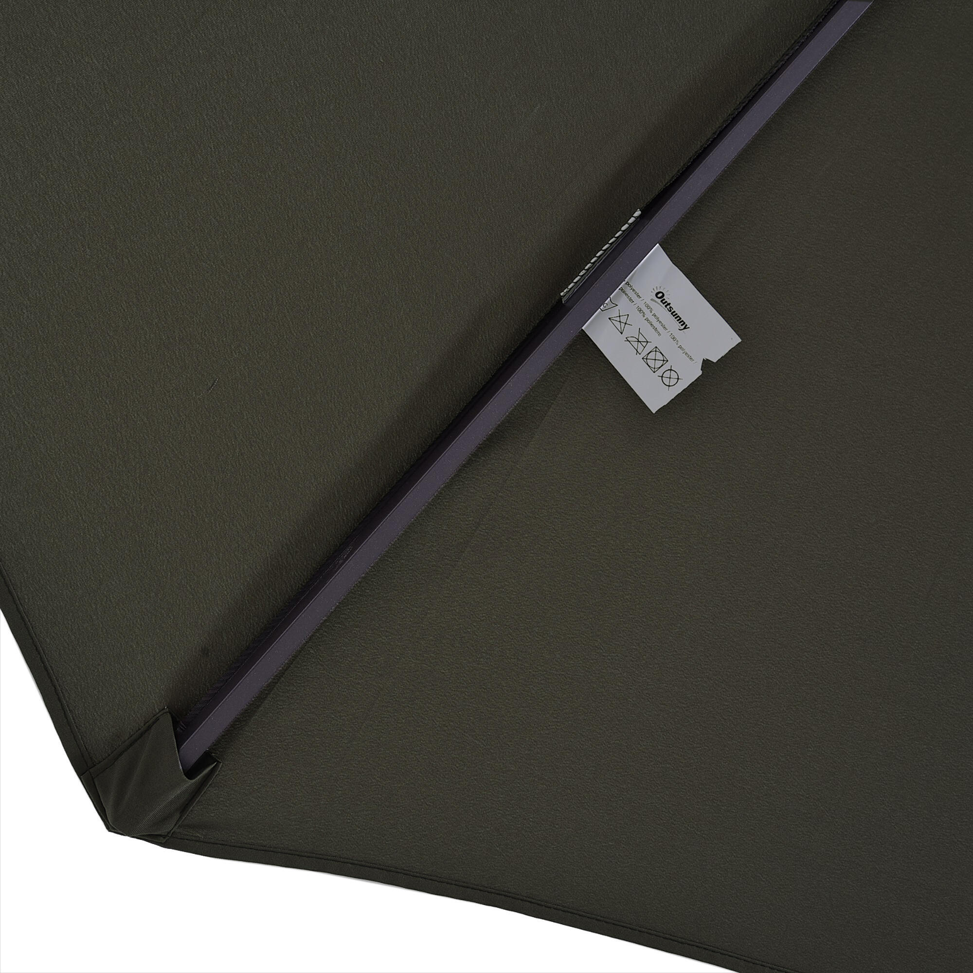 Sombrilla Outsunny 455x265x238 cm Gris 5/7