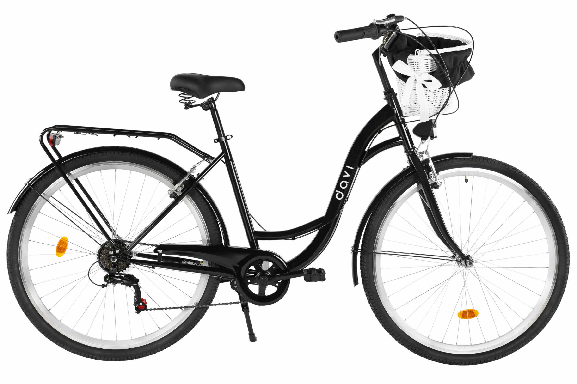 DAVI Bicicletta donna Davi Emma 28", 7 velocità, 160-185 cm, Nero/Nero