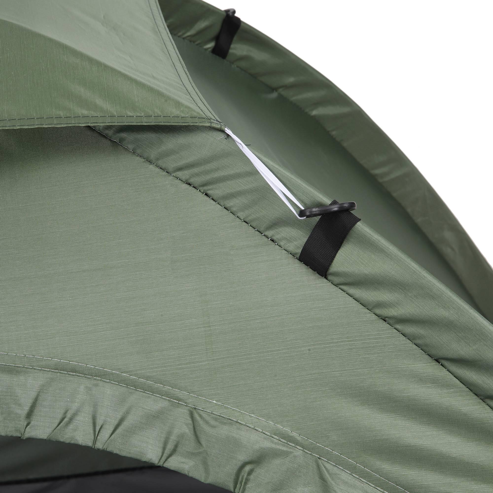 Tenda campismo 206x152x110 cm verde Outsunny 4/7