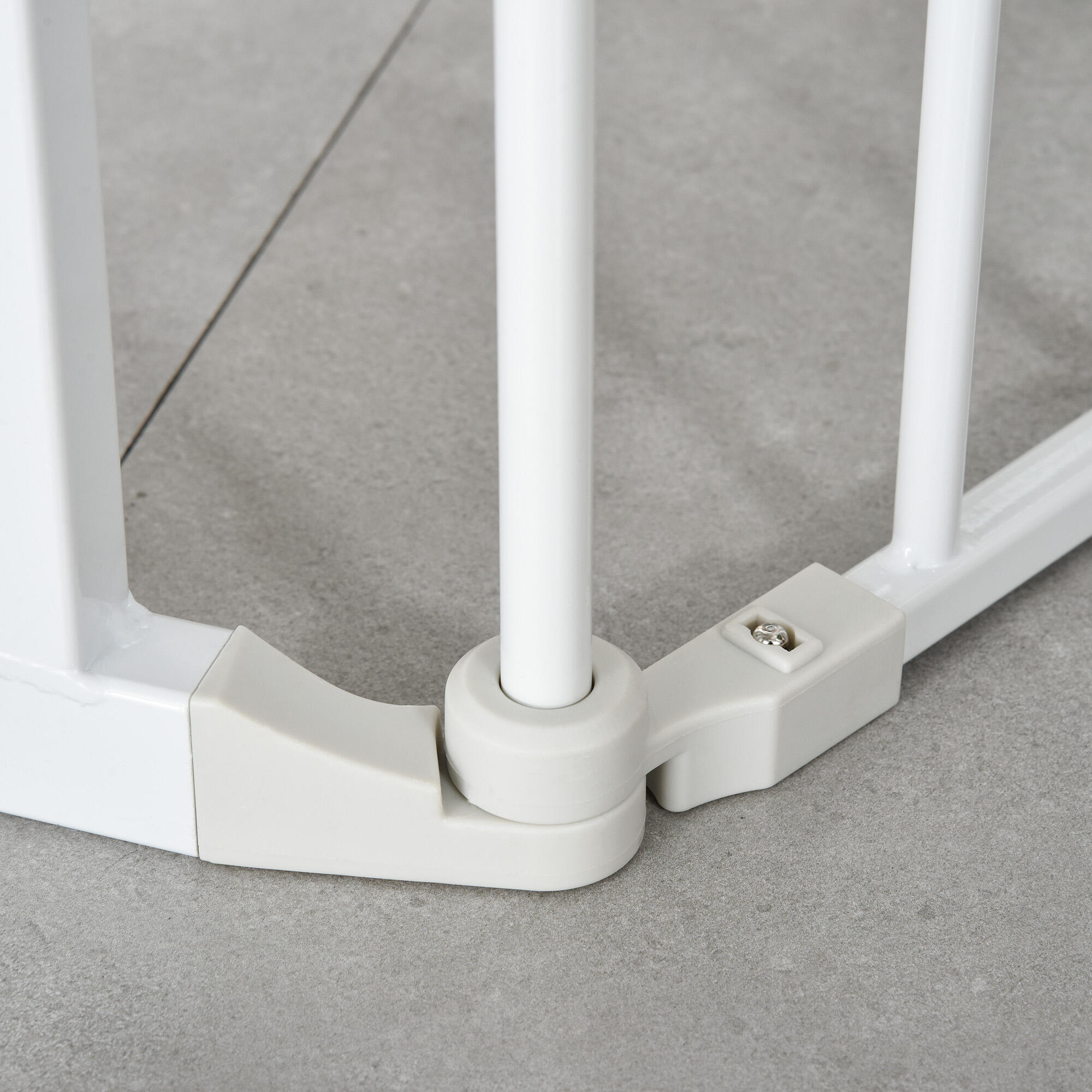 Barrera de Seguridad PawHut 180x74.5 cm Blanco 4/7